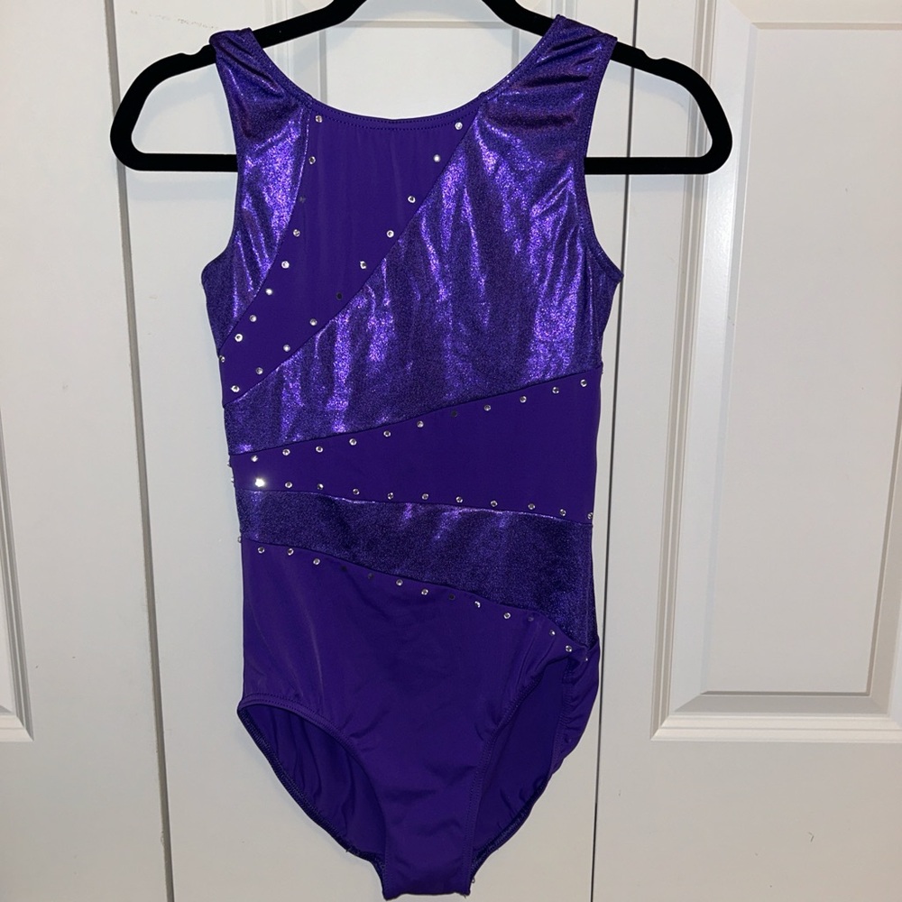 Large Purple Gymnastics Leotard
